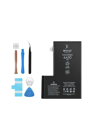 Apple Uyumlu iPhone 12 Pro Max Batarya 4410mAh Woyax Premium Batarya