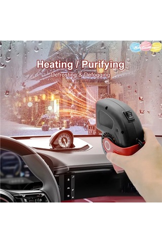 Jialan 12v 120w Oto Kaloriferi Elektrikli Soğutma İsıtma Fanı