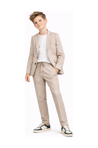 Ahengim Erkek Çocuk Modern Casual Slim Fit Takım Elbise Ak2850 Bej