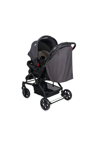 4 Baby Olympos Çift Yönlü Travel Sistem Bebek Arabası Siyah