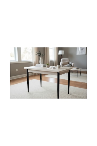 Tool Aksesuar T-6035 Traverten Mdf 70x120 4-6 Kişilk Mutfak Masası