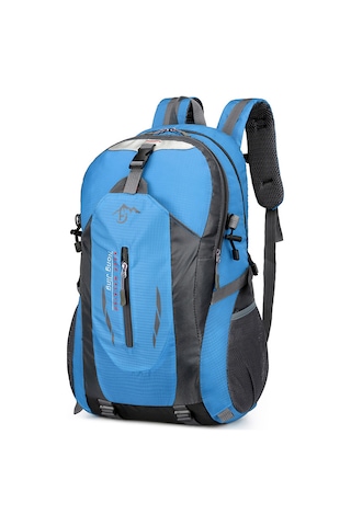 Ruicoo Mavi 40l Nilon Outdoor Montaj Sırt Çantası - Spor, Seyahat Ve Gezi İçin Unisex Çanta Mavi