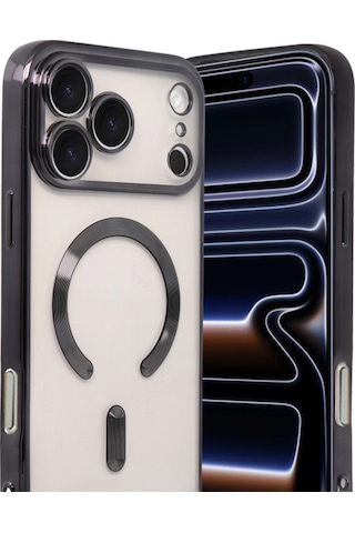 Apple, Uyumlu iPhone 17 Pro Max Kross Magneticsafe Kapak Siyah