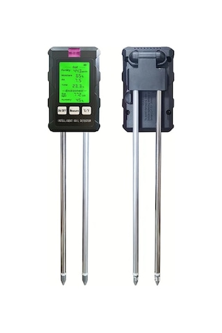 Honeybeeshop 6'sı 1 Arada Toprak Analiz Metre Verimlilik Sıcaklık Işık Ph Nem Hava Nem Testi Kolay Kullanım Bahçe Aracı