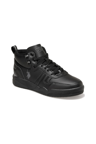 U.S. Polo Assn. U.S.POLO PATRİCK HI COMFORT CASUAL BOĞAZLI GÜNLÜK SPOR AYAKKABISI Siyah