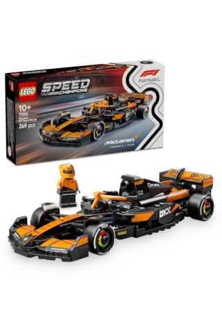 LEGO® Speed Champions McLaren F1® Team MCL38 Yarış Arabası 77251 - 10 Yaş ve Üzeri Çocuklar için Yaratıcı Oyuncak Yapım Seti (269 Parça)
