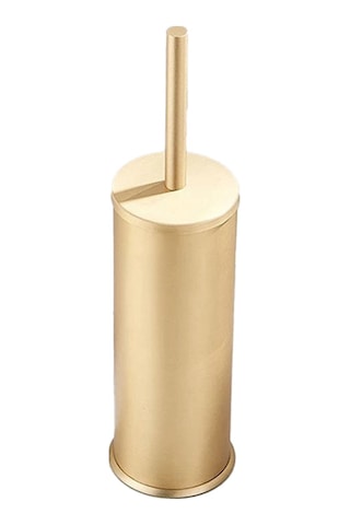 Tuvalet Fırçası Ve Tutucu Seti Banyo Temizleme Fırçası Ev-altın Altın