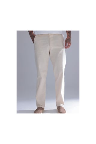 Blayn Jeans Erkek Siyah Keten Pantolon Beli Lastikli Rahat Kalıp Yazlık Boru Paça Günlük Pantolon Taş