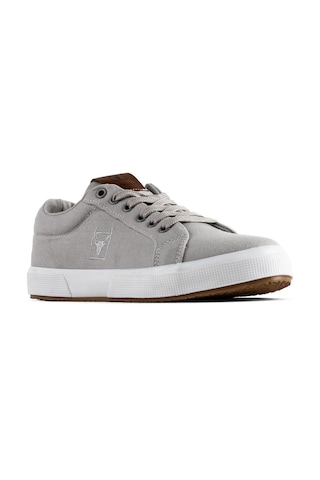 Buckhead 4213 Mayer Gri Yazlık Keten Comfort Sneaker Spor Ayakkabı Gri