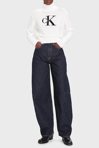 Calvin Klein Bayan Kazak Lv047d354g Yaa Beyaz Beyaz