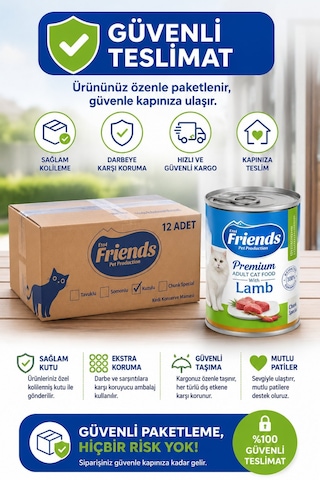 Premium Somonlu Yetişkin Kedi Konservesi 400 Gr X 12 Adet Ekonomik Paket Yaş Mama