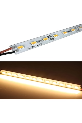 12 Volt 5630 Ledli Led Bar Alüminyum Çubuk 72 Ledli Gün Işığı 10 Adet