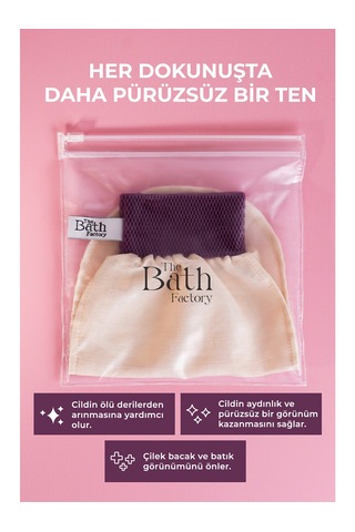 The Bath Factory Saf İpek Kese