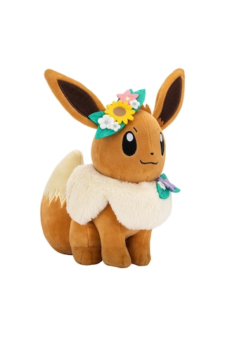 Pokemon Pelüş Figür 20 Cm Bahar Serisi Pkw3667 - Eevee Çok Renkli