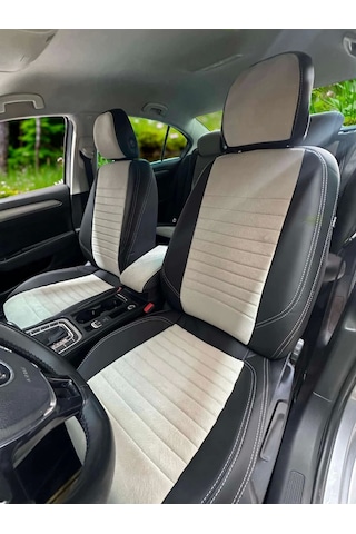 Volkswagen Passat B8 - Kenar Siyah Deri - Orta A Bej Taytüyü