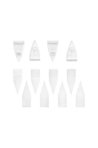 Ikea Näsbjörn Yapışkanlı Kanca, Şeffaf, 4 Kanca & 8 Bant