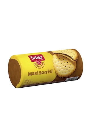 Schar Maxi Sorrisi 250g Glutensiz Kakao Kremalı Bisküvi