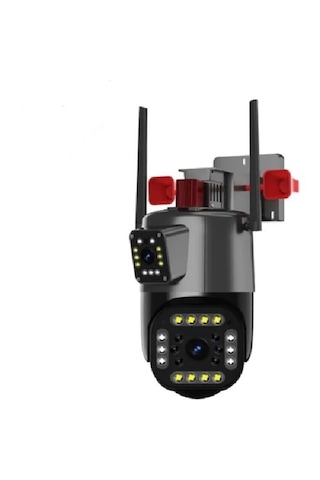 Dış Mekan Hareket Sensörlü 4mp 4k Dual Lens Ultra Hd 2.4g