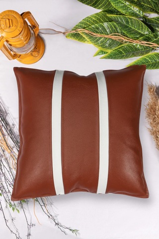 Premium Çift Taraflı Taba Beyaz Deri Kırlent Kılıfı/ev Ve Ofis Için 45x45cm Kırlent Kılıfı Çok Renkli