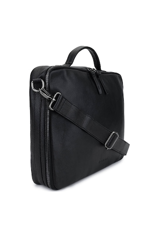 Bruno Shoes Bruno Rossi Bag Erkek Hakiki Deri Siyah Evrak Çantası 1048 330 Erk Canta Sk24-25 Nero Siyah