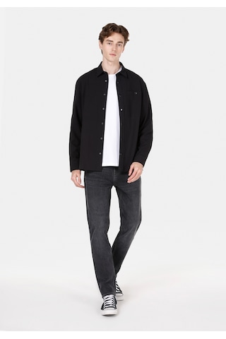 Colin's Colins Regular Fit Shirt Neck Düz Erkek Siyah Uzun Kol Gömlek Cl1069905 Cl1069905 Q1.v2 Blk Siyah