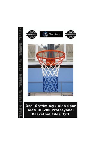 Özel Üretim Açık Alan Spor Aleti Bf-200 Profesyonel Basketbol Filesi Çift