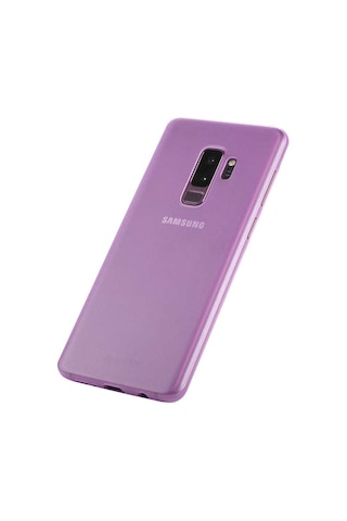 Galaxy Uyumlu S9 Plus Kılıf Lollipop İnce Pürüzsüz Mat Yüzey Kılıf Mor Mor
