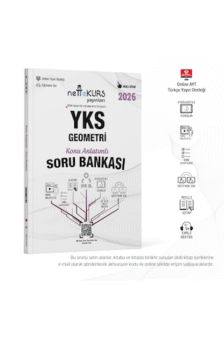 Nettekurs Yayınları Yks Geometri Konu Anlatımlı Akıllı Soru Bankası