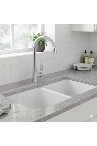 Eczacıbaşı Punto 301 Evye Mutfak Lavabo Bataryası Krom