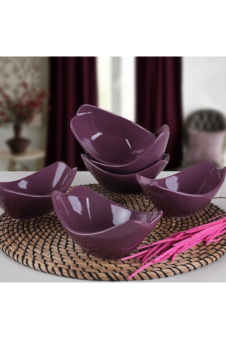 Keramika Mor Sera Çerezlik 16 CM 6 Adet