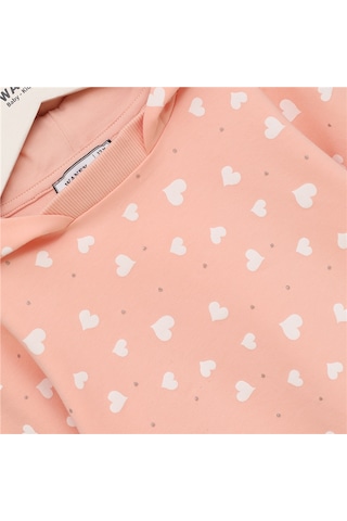 Wanex Kız Çocuk Uzun Kol Ince Kapüşonlu Sweatshirt - 32243 SOMON