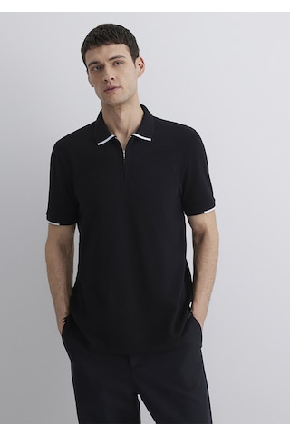 Mavi Regular Siyah Erkek Polo Yaka T-shirt M0612654-900 Siyah