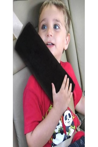 Çocuklar İçin Emniyet Kemeri Yastığı, Arabada Baş Boyun Seyahat Yastığı, Emniyet Kemeri Pedi 2 Adet