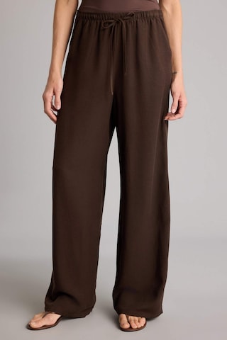 Defacto Wıde Leg Cepli Yüksek Bel Standart Boy Keten Karışımlı Pantolon F5024ax26smbn528 Kahve-bn528