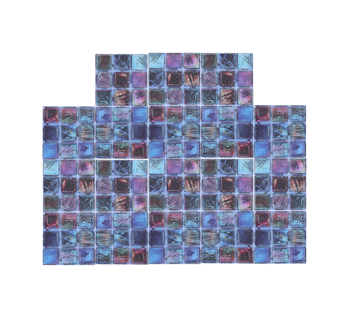 Geeroyoo Islak Ve Kuru Mekanlar İçin Isıya Dayanıklı, Kolay Yüklenir Pvc Mosaik Duvar Sticker 3d Dekoratif, 200x20cm Diğer