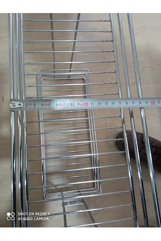 Yandan Raylı Mutfak Dolap Altı Şişelik Yağdanlık 20 Lik Frensiz