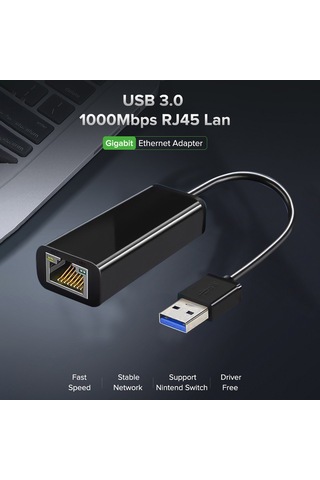 Cbtx UE010 USB Ethernet Adaptörü RJ45 LAN Ağ Kartı