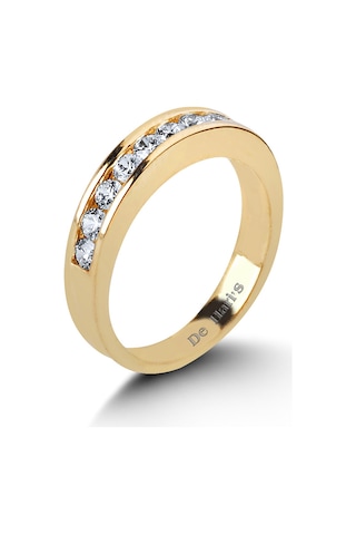 Kuyumcudukkani Tamtur Alyans Yüzük-10001-g-w Gold