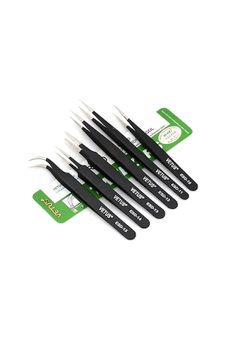 12 Parça Esd Elektronik Tamirci Cımbız Seti