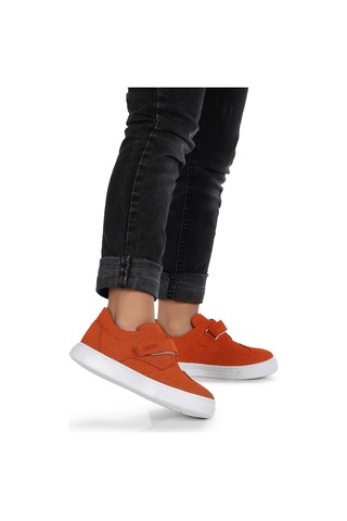 Kiko Kids Richie Cırtlı Günlük Erkek Çocuk Casual Ayakkabı Turuncu Turuncu