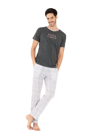 Yeni İnci Yarım Kol Erkek Pijama Takım Epj839 001