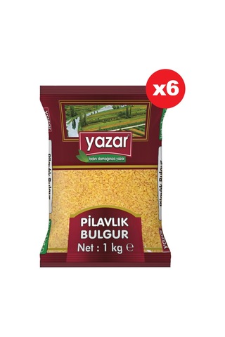 Yazar Pilavlık Bulgur 6 x 1 KG