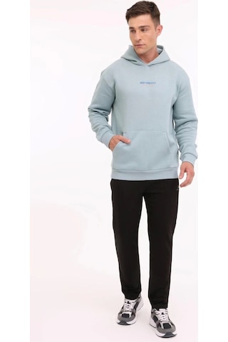 Lumberjack A10188952208010 Aqua Erkek Kapsonlu Sweatshırt