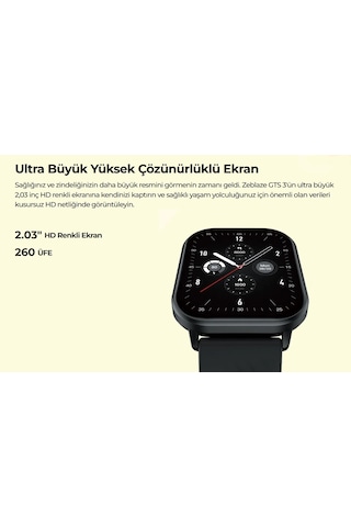 Zeblaze Gts 3 Akıllı Saat (Zeblaze Türkiye Garantili)
