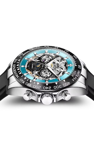 Kronen&söhne Skymarine Skeleton Mekanik Otomatik Erkek Kol Saati Gümüş