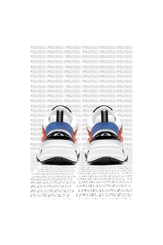 Nike M2k Tekno Leather Unisex Sneaker Hakiki Deri Spor Ayakkabı Beyaz Kırmızı Yükseklik 4cm Kırmızı - Beyaz