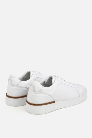 Yaya Erkek Beyaz Bağcıklı Kalın Tabanlı Günlük Sneaker