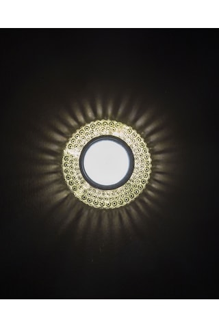 5 Adet Noas Yl65 1747 Nilus Led Çerçeveli 4000k Yuvarlak Kristal Cam Spot Kasa Beyaz