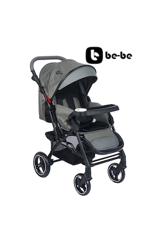 Soft Plus Çift Yön Tam Yatış Pozisyonlu Pratik Katlanır Mama Tablalı Bebek Arabası