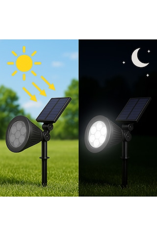 Ct-7310 7w Solar Bahçe Armatürü Yeşil Diğer